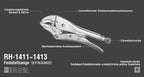 Ronix Gripzange 250 mm Dynamisches Modell