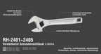 Ronix Rollgabelschlüssel, 8 Zoll - Libra-Serie
