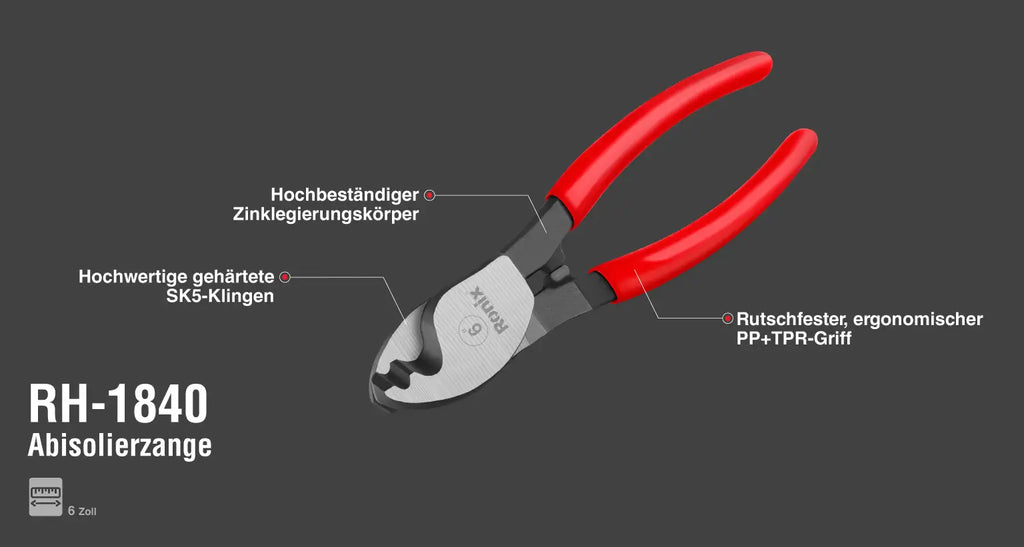 Ronix Kabelschneider 6 Zoll