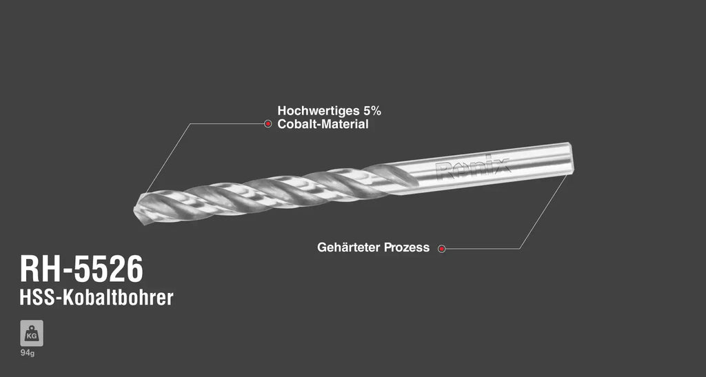 Ronix 5% Cobalt HSS-Bohrer Ø 12,0 mm