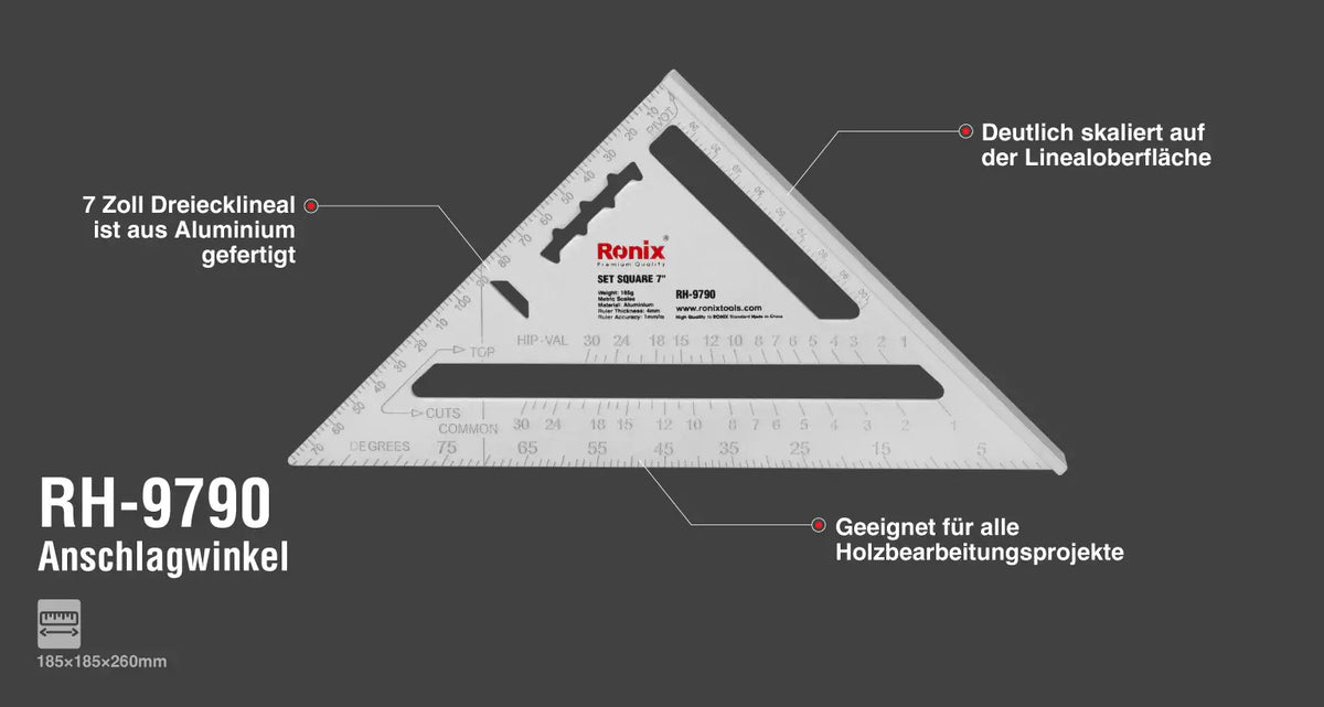 Ronix Anschlagwinkel