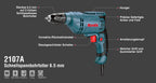 Ronix Elektro-Bohrmaschine 400 W - 6,5 mm - Schnellspannbohrfutter