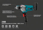 Ronix 3-Griff-Elektrobohrmaschine 1400 W-16 mm