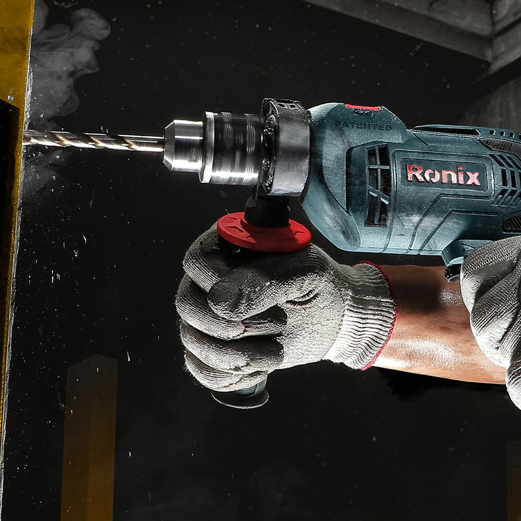 Ronix Elektro-Schlagbohrmaschine 800 W - 13 mm - Schlüsselbetrieb