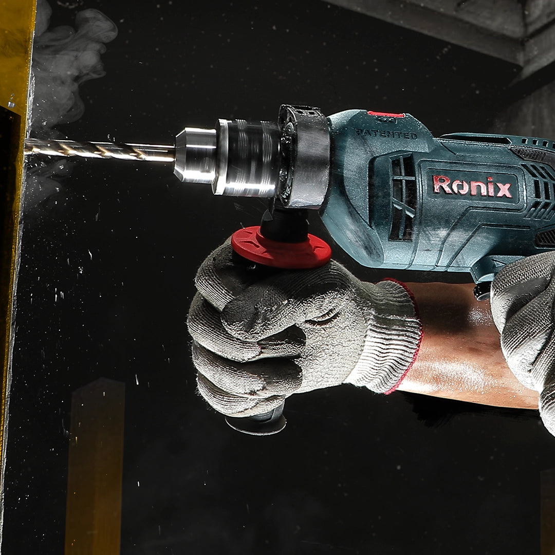 Ronix Elektro-Schlagbohrmaschine 800 W - 13 mm - Schlüsselbetrieb