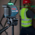 Ronix Kreuzlinien-Laser-Wasserwaage 50M – Grüner Strahl