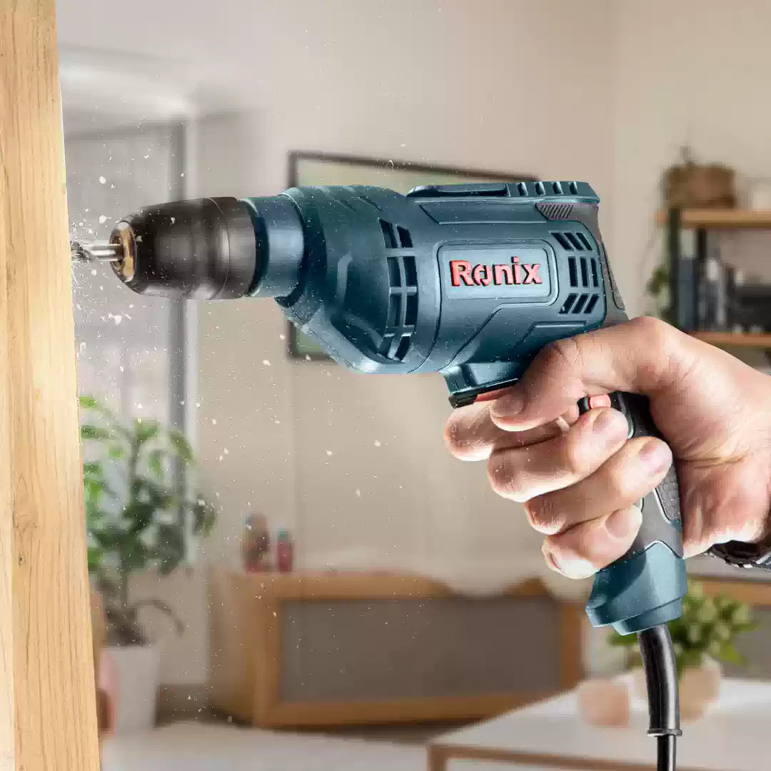 Ronix Elektro-Bohrmaschine 400 W - 6,5 mm - Schnellspannbohrfutter