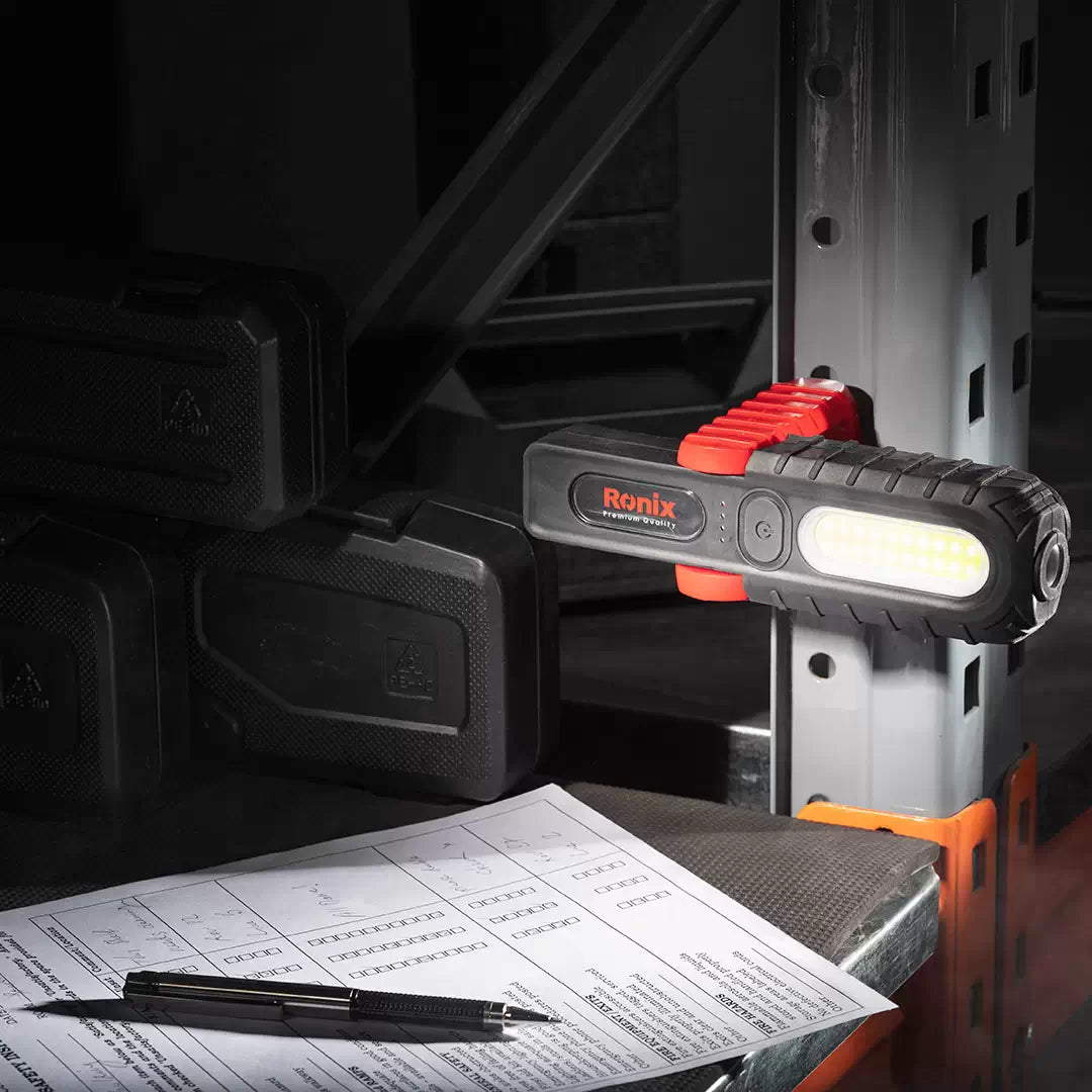 Ronix Magnetische Arbeitsleuchte, 350 lm - Trendmodell