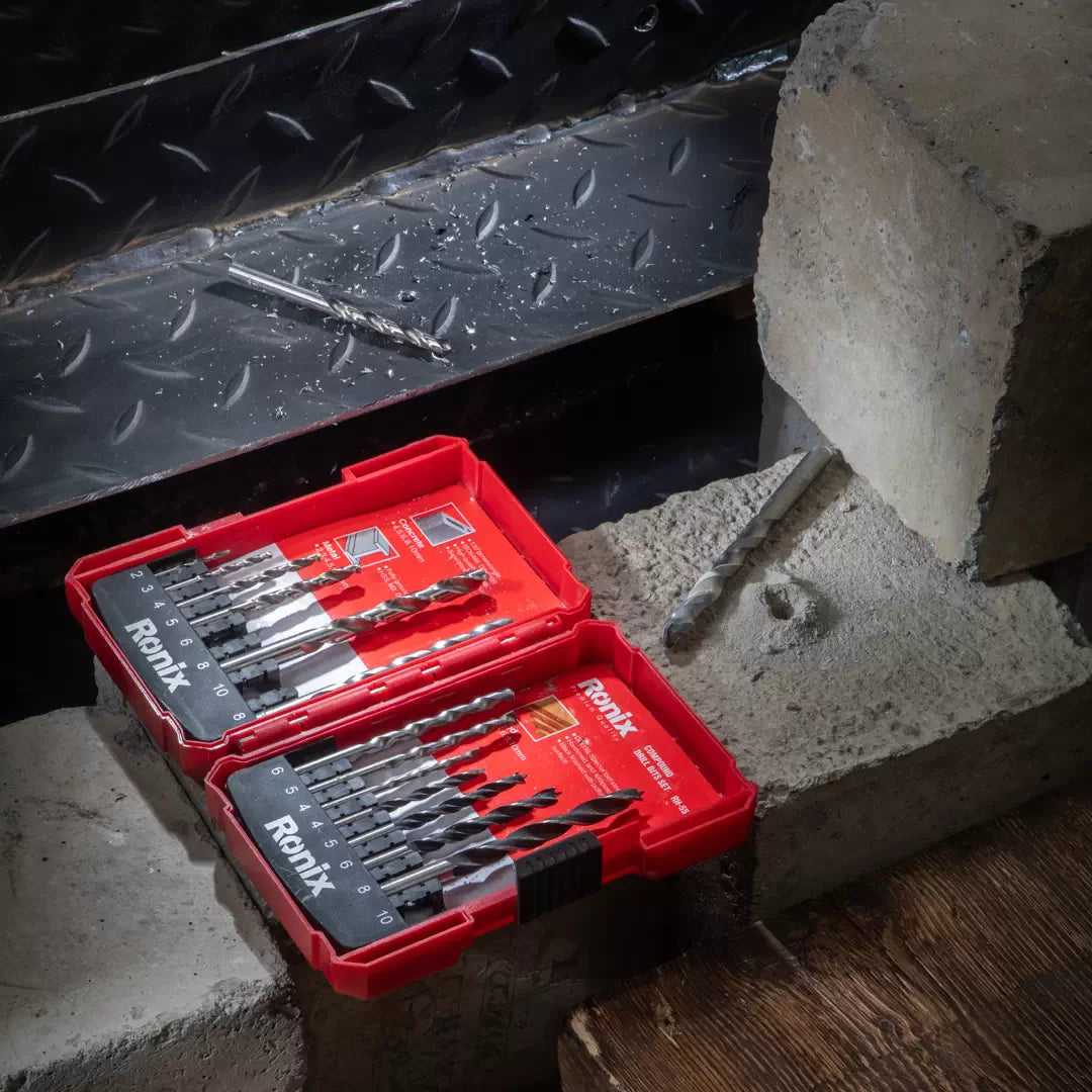 Ronix Stufenbohrer-Set (16-teilig)
