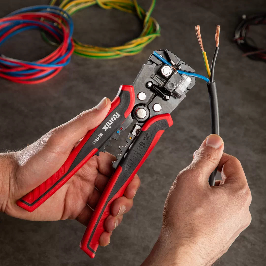 Ronix Automatische Abisolierzange, Multifunktion, 8-fach