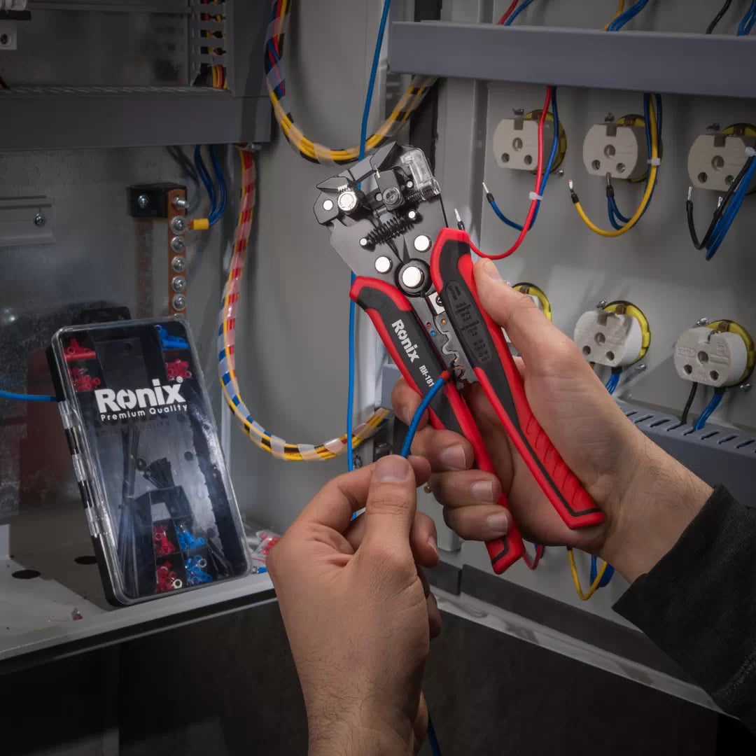 Ronix Multifunktionelles automatisches Abisolierzangen-Set, 8 Zoll