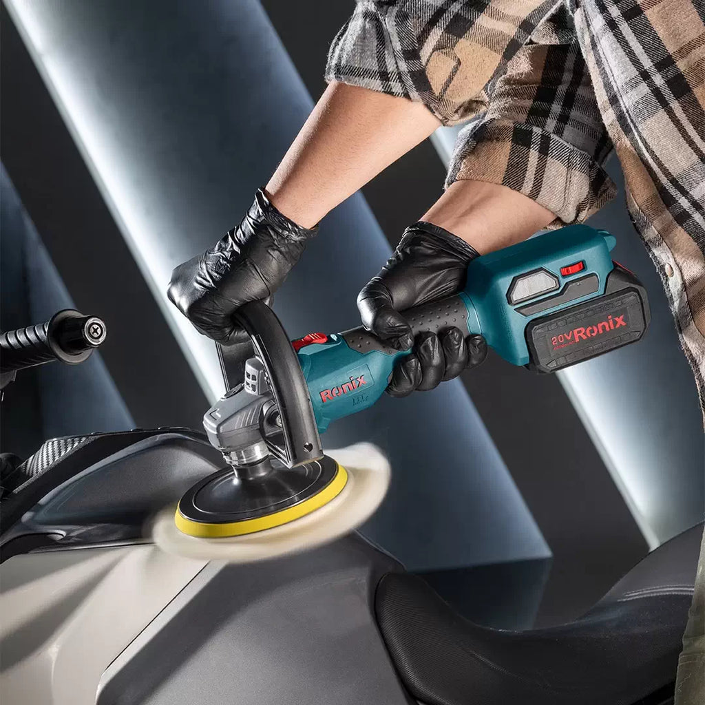 Ronix Bürstenlose Akku-Poliermaschine 20 V