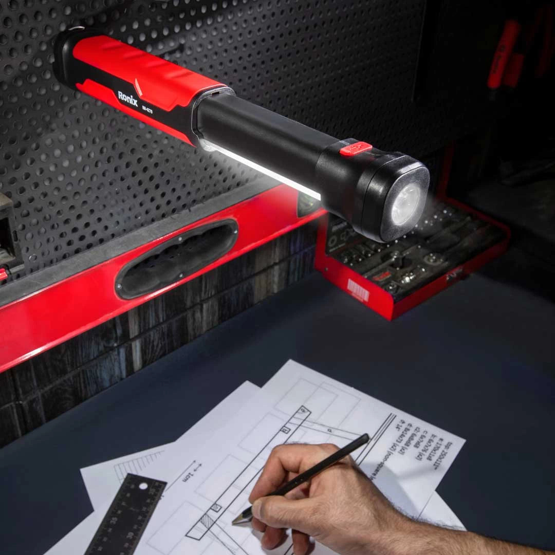 Ronix Wiederaufladbare Slider-Arbeitsleuchte