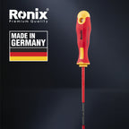 Ronix VDE Schlitz Schraubendreher 2 5 75 Made in Germany