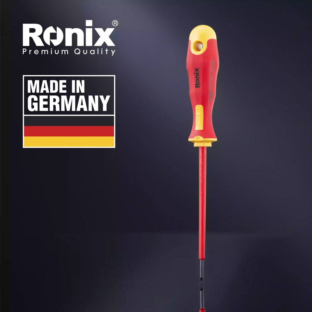 Ronix VDE Schlitz Schraubendreher 3 100 Made in Germany