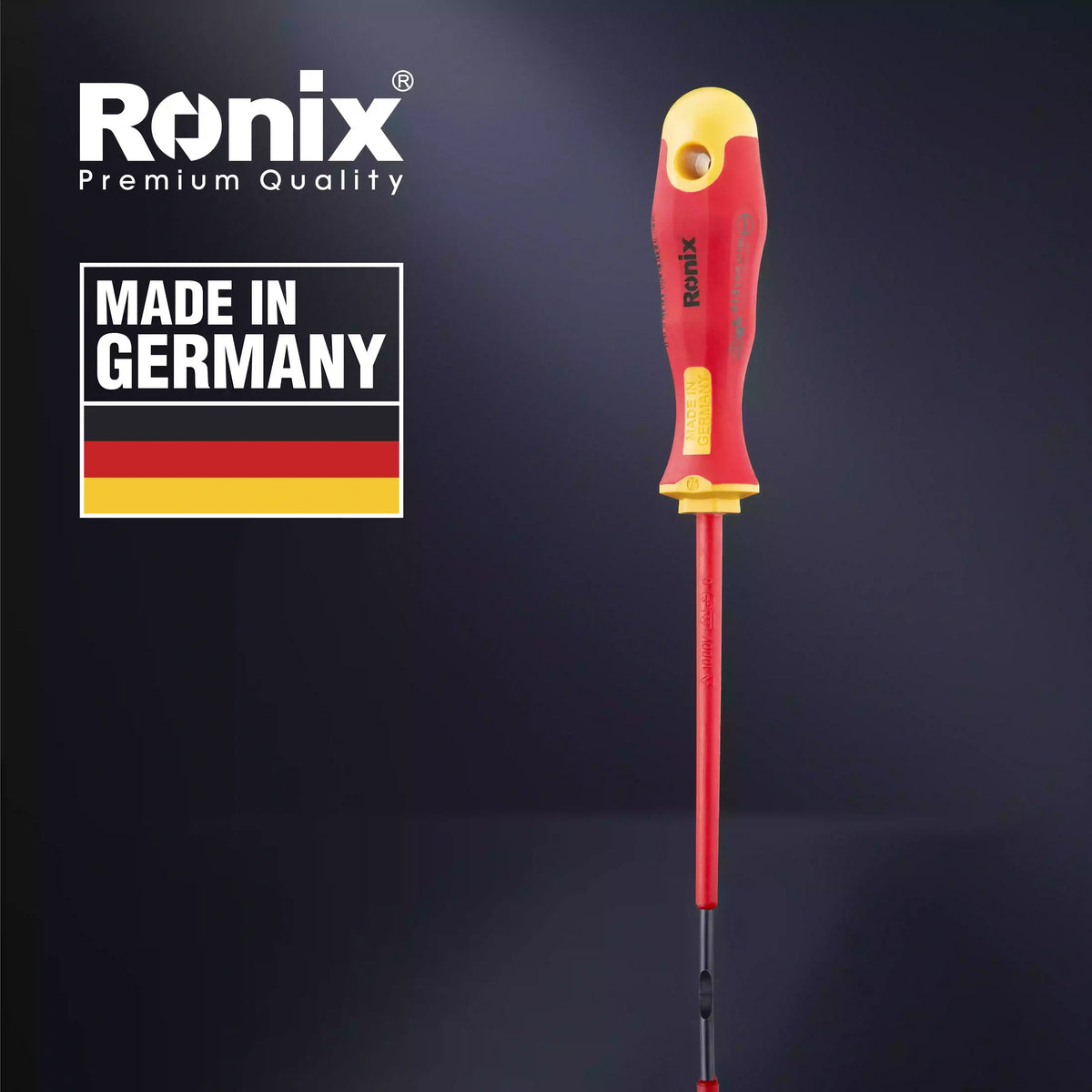 Ronix VDE Schlitz Schraubendreher 3 100 Made in Germany
