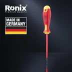 Ronix RH 1964 VDE Schlitzschraubendreher 4 100 Deutsch
