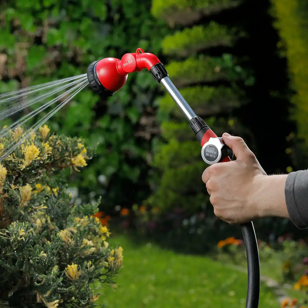 Ronix Teleskop-Gartenbrause mit 9 Funktionen