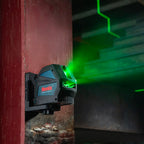 Ronix Kreuzlinien-Laser-Wasserwaage, 50 m – Grünstrahl