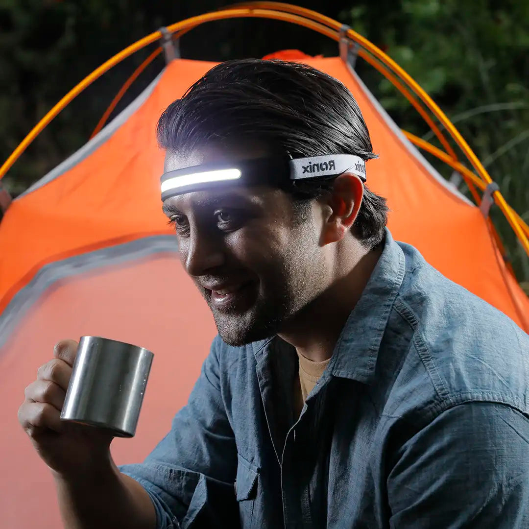 Ronix Wiederaufladbare Stirnlampe mit Bewegungssensor 5 W - 350 Lumen