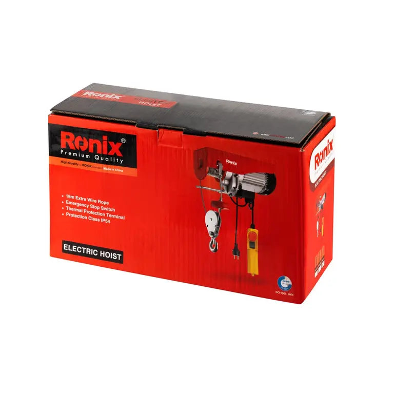 Ronix Elektro-Hebezeug 18 m - 300 kg Tragkraft