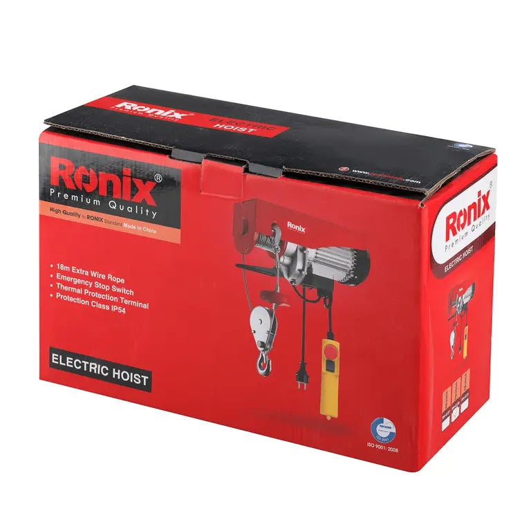 Ronix Elektro-Hebezeug 18 m - 250 kg Tragkraft