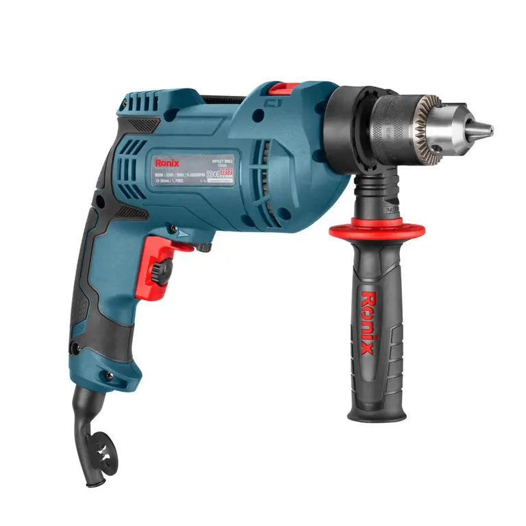 Ronix Elektro-Schlagbohrmaschine mit Schlüsselbetrieb 810 W 13 mm - 3000 U/min