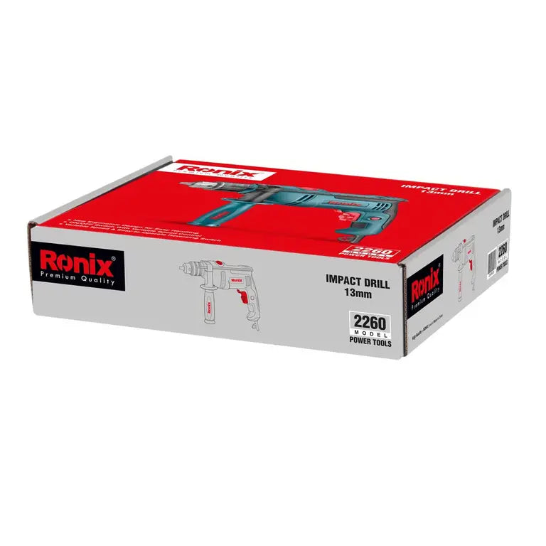 Ronix Elektro-Schlagbohrmaschine – 750 W - 13 mm - 3000 U/min