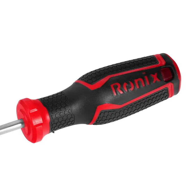 Ronix Kreuzschlitzschraubendreher mit PP+TPR-Griff 5 * 75 mm