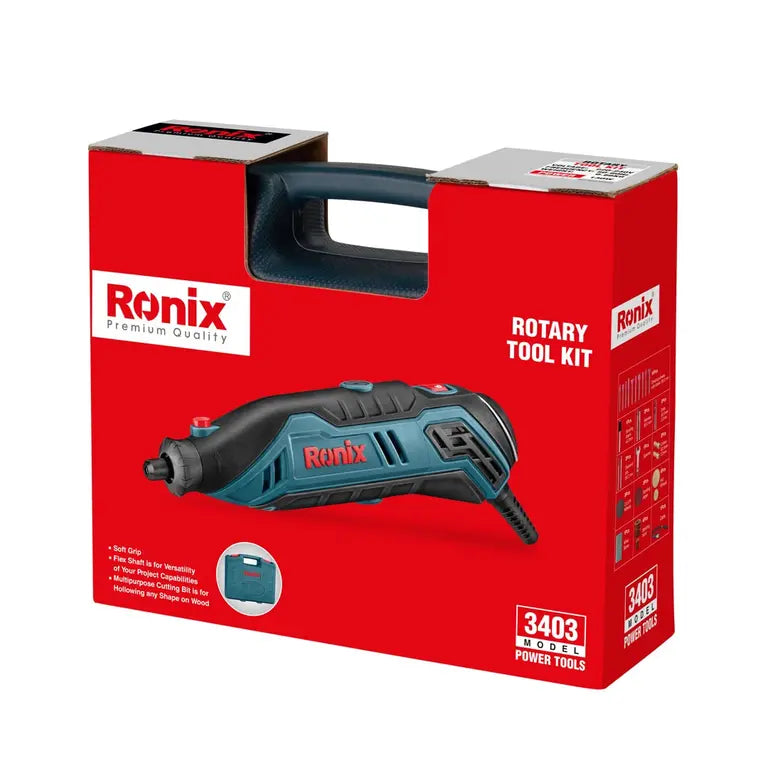 Ronix Rotationswerkzeug-Set (40-teilig) 130W-(2,3-3,2mm)