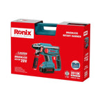 Ronix Akku-Bohrhammer-Set 20V bürstenlos 2,2J