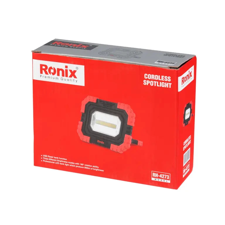 Ronix Akku-Strahler 3,7 V, 900 lm