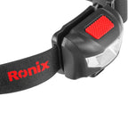Ronix Wiederaufladbare Stirnlampe, 3 W - 120 Lumen