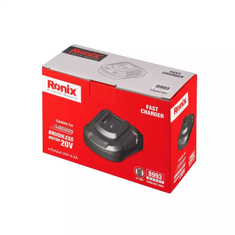 Ronix 20 V Ladegerät für bürstenlose Akkus - 4 A