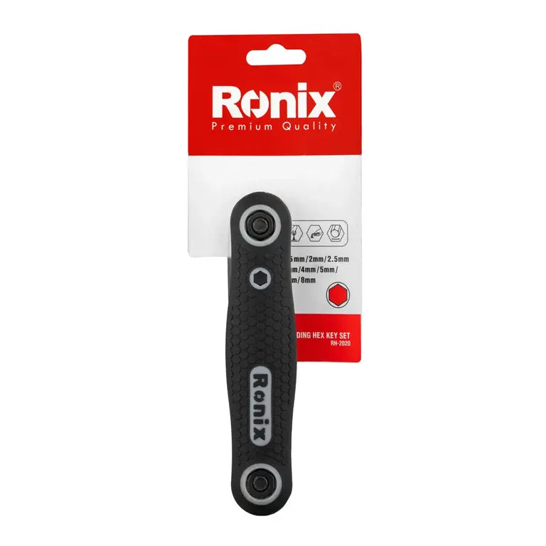 Ronix Klappbares Innensechskantschlüssel-Set (8-teilig)