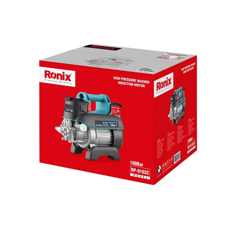 Ronix Kompakter Induktions-Hochdruckreiniger 100 bar - 1200 W