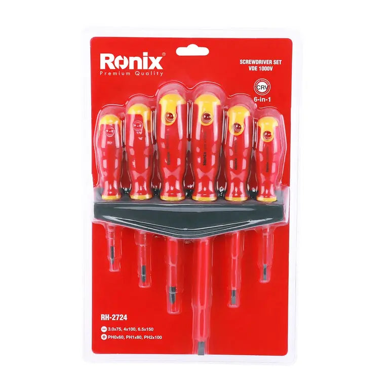 Ronix Isolierter Schraubendreher-Satz – 1000 V