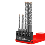 Ronix SDS-Plus-Bohrer-Set (5-teilig) – im praktischen Kunststoffkoffer