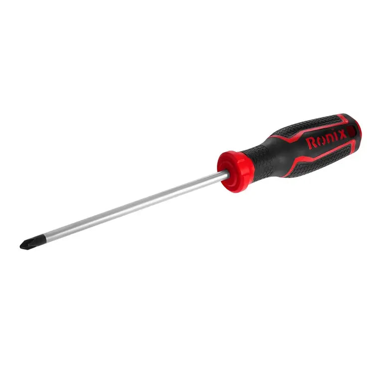 Ronix Kreuzschlitzschraubendreher mit PP TPR Griff 6 150 mm (2-Farbig)
