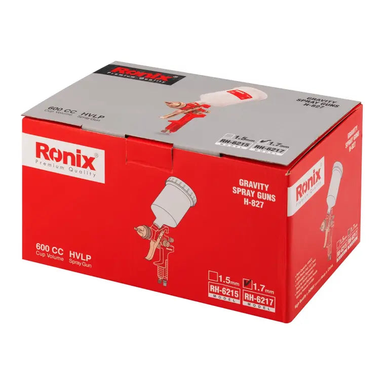 Ronix Druckluft-Spritzpistole H-827-1,7 mm