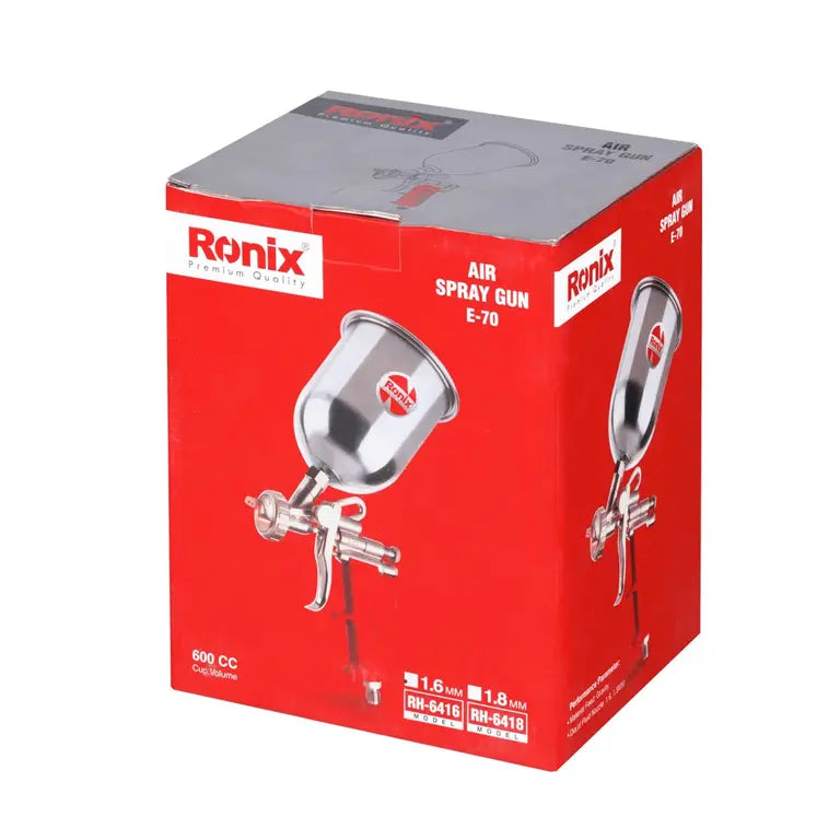 Ronix Druckluft-Spritzpistole E-70-1,6 mm