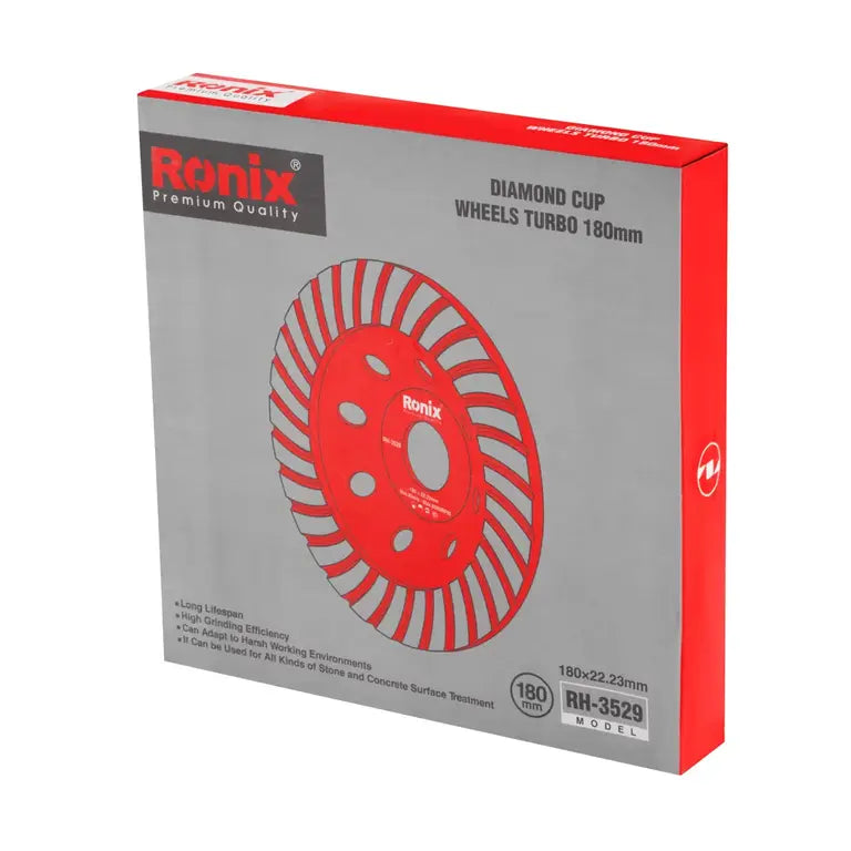 Ronix Turbo-Diamanttrennscheibe 180 x 22,2 mm