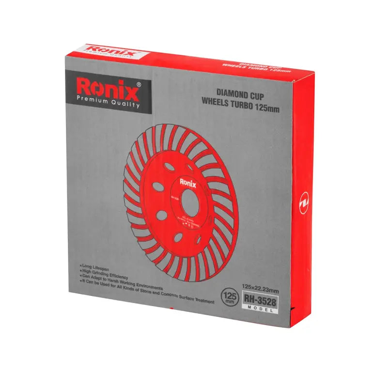 Ronix Turbo-Diamanttrennscheibe 125 x 22,2 mm