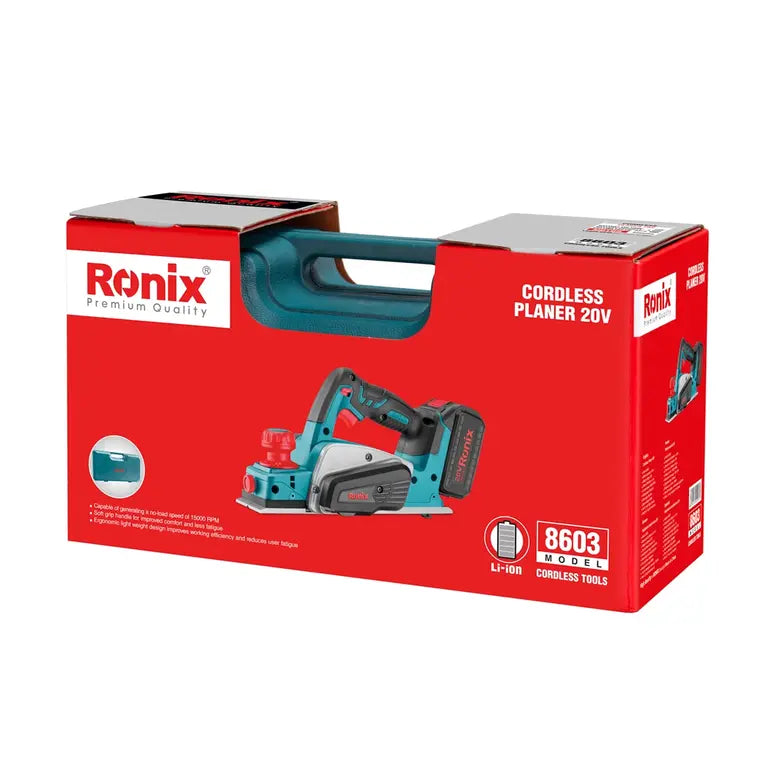 Ronix 20V Akku-Hobel 15.000 U/min