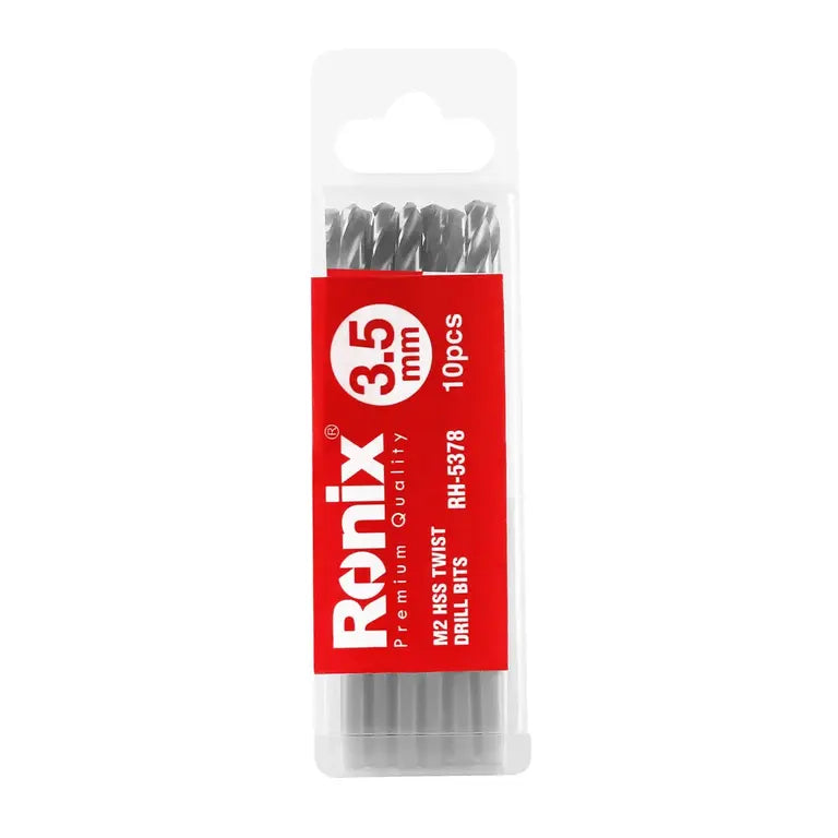 Ronix HSS-Spiralbohrer M2, 3,5 mm