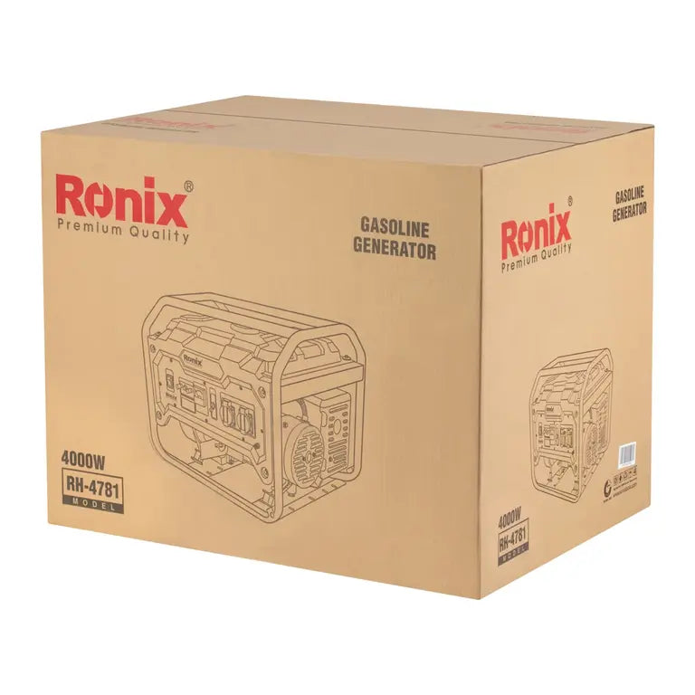 Ronix Benzin-Stromerzeuger 4 kW - 15 L Tank