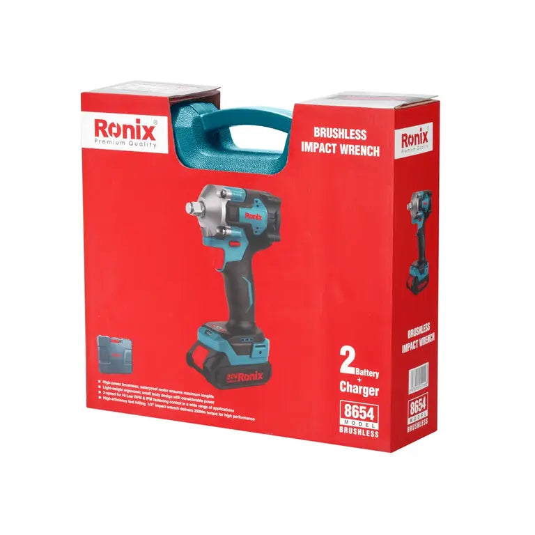 Ronix Bürstenloser Akku-Schlagschrauber 1/2 Zoll