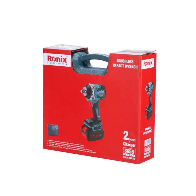 Ronix Bürstenloser Akku-Schlagschrauber 1/2 Zoll - 550 Nm