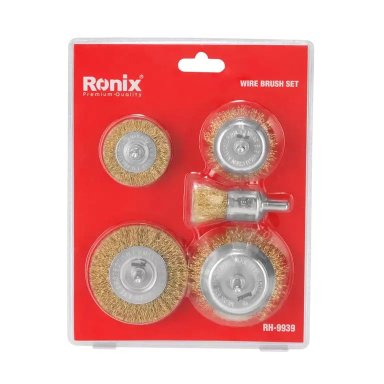 Ronix Drahtbürstensatz (5 Stück)