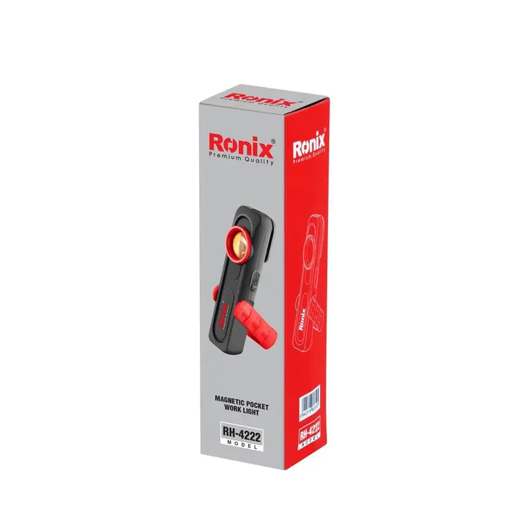 Ronix Magnetisches Taschen Arbeitslicht 500lm Flux Modell
